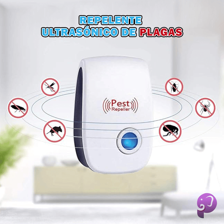 BYE PLAGAS® - REPELENTE ULTRASONICO PARA EL HOGAR