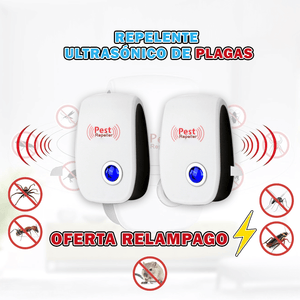 BYE PLAGAS® - REPELENTE ULTRASONICO PARA EL HOGAR